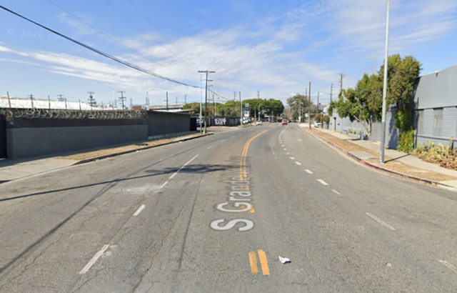 LAFD Responds To Railroad Car Fire In Boyle Heights