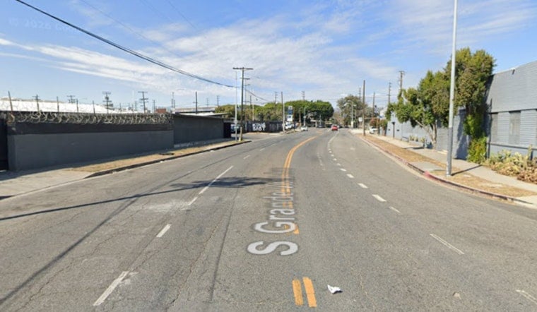 LAFD Responds To Railroad Car Fire In Boyle Heights