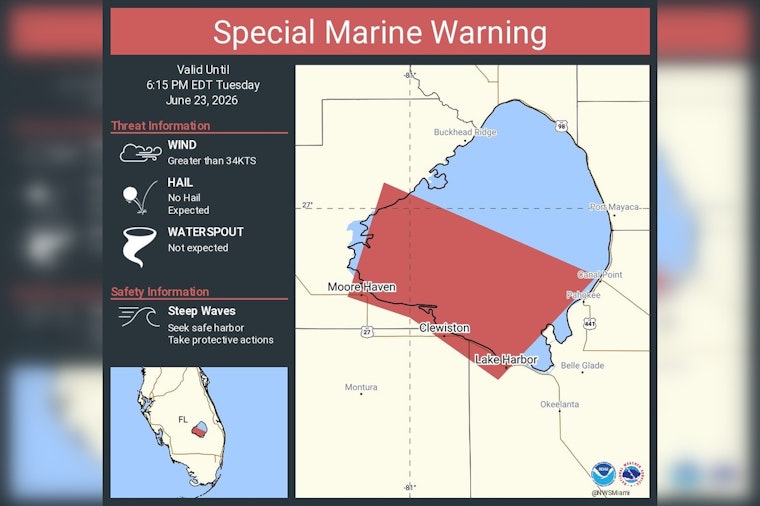 Lake Okeechobee Boaters Scramble For Shore As Sudden Storm Triggers Marine Warning