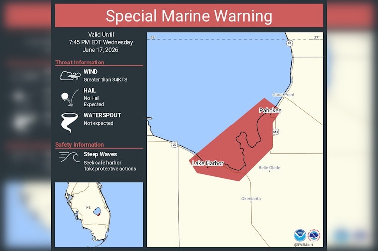 Lake Okeechobee Turns Treacherous As Sudden Storms Trigger Special Marine Warning