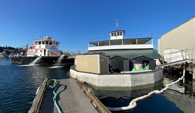 Lake Union Jitters As Historic Skansonia Ferry Takes On Water