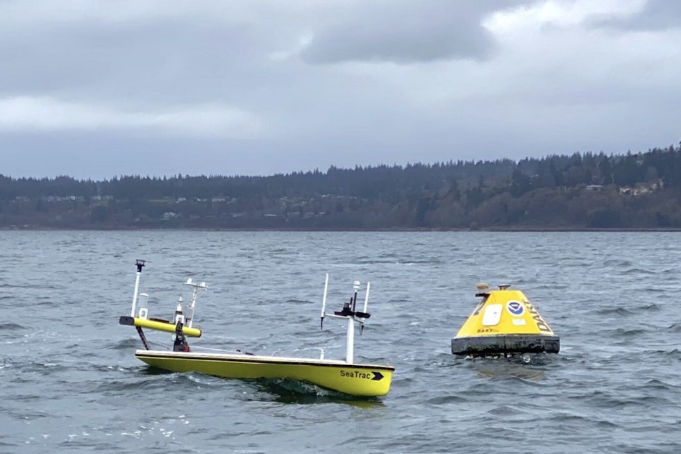 Lake Washington Shocker: NOAA's Bright Yellow 'Storm Surfboard' Stalking Seattle Waters