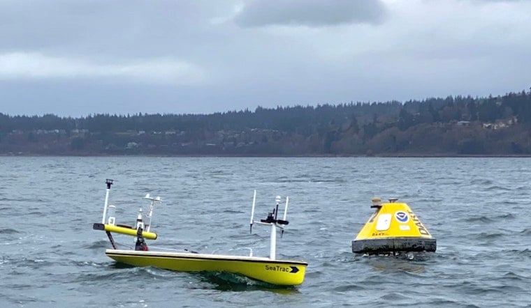 Lake Washington Shocker: NOAA's Bright Yellow 'Storm Surfboard' Stalking Seattle Waters