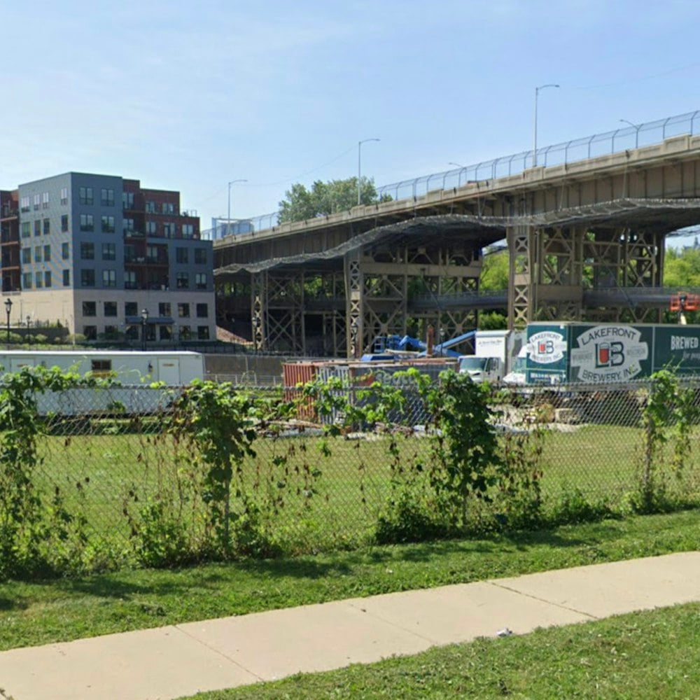 Lakefront Brewery Turns Scruffy Storage Lot Into Riverfront Hangout By Holton Bridge