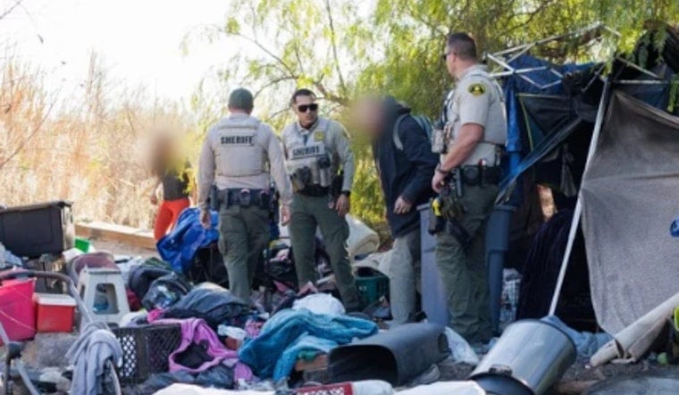 Lakeside River Camps Turn San Diego Riverbed Into Ticking Fire Trap
