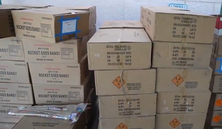 Las Vegas Cops Bust Massive Pro Fireworks Cache, Snag 498 Boxes Before July 4