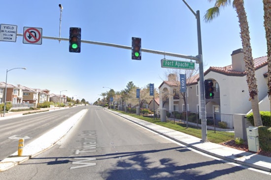 Las Vegas Speed Demon Tears Down Hayes Elementary Block At 120 MPH