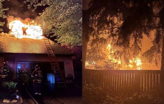 Late-Night Inferno Rips Bellevue Condo, Sends Firefighters Scrambling After Roof Collapse