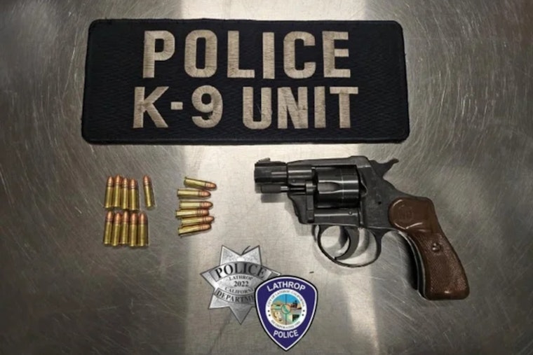 Lathrop Cops Collar Trio After Business Assault, Find Loaded Revolver in Car