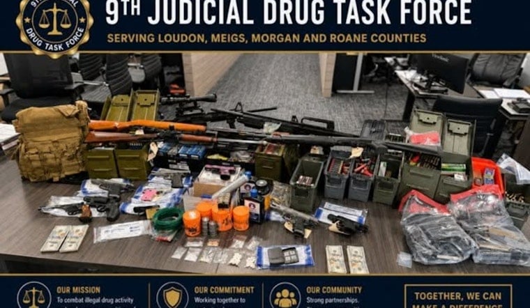 Lenoir City Raid Uncovers 14-Gun Stash, Meth and Body Armor