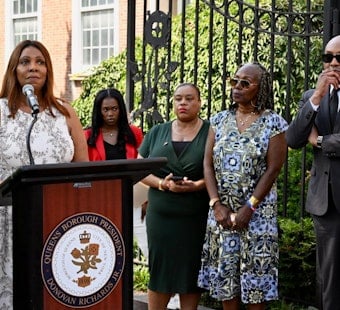 Letitia James Torches Supreme Court TPS Ruling At Queens Borough Hall Rally