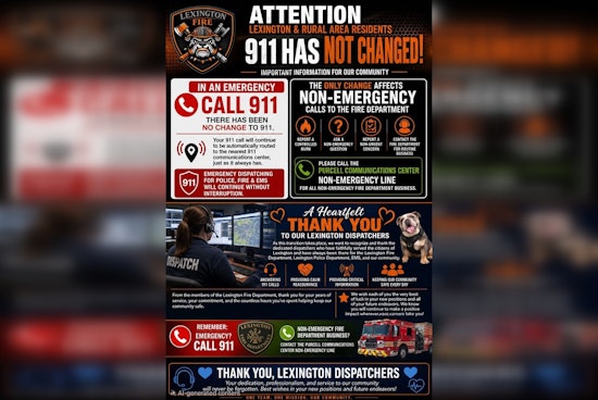Lexington Braces As Police And Fire Dispatch Moves Out Of Town July 1