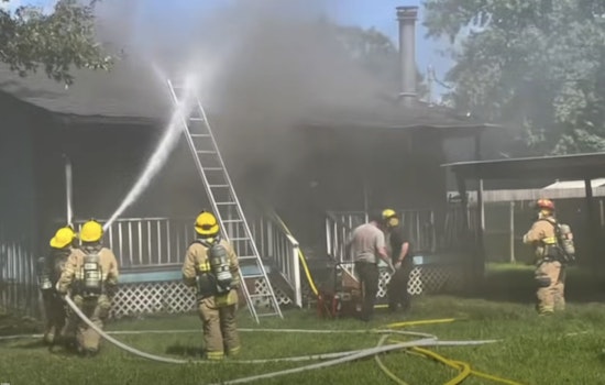 Live Oak Street Blaze Shakes Slidell Block As Crews Swarm Scene