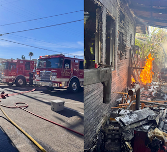 Lodi Block Reeling as Fast-Moving Fire Guts Two Homes, Displaces 7