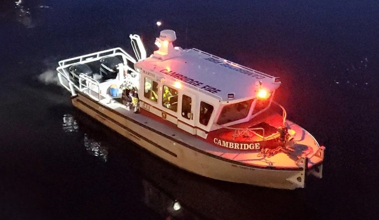 Longfellow Bridge Drama As Cambridge Marine Crews Haul Person From Charles