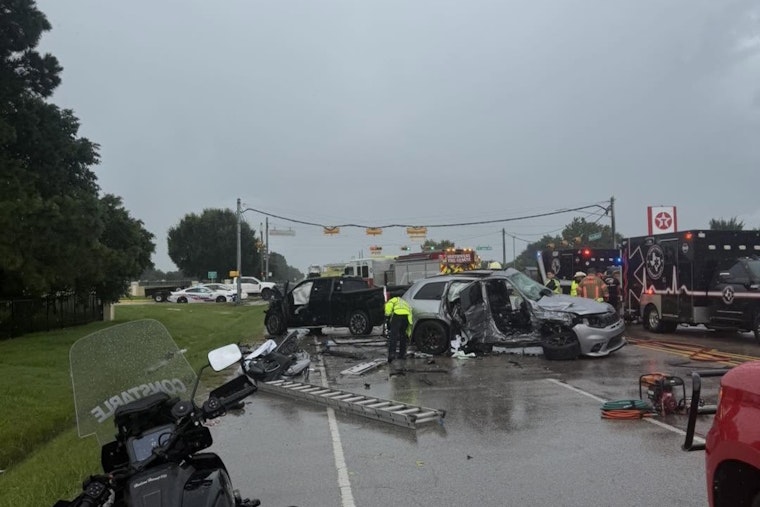 Major Crash Chokes Off Veterans Memorial At T.C. Jester