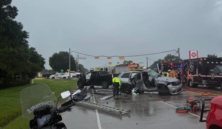 Major Crash Chokes Off Veterans Memorial At T.C. Jester