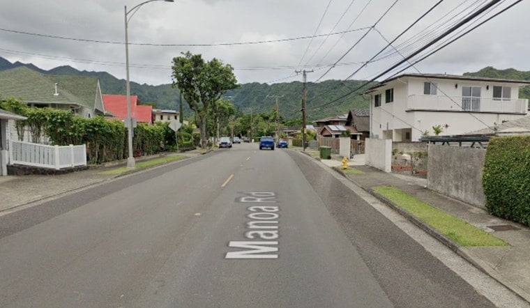 Manoa Road Blaze Draws Major Honolulu Fire Response