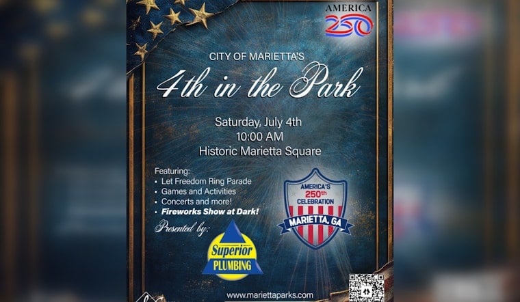 Marietta Square Braces For July 4 Takeover Of Parade, Rock Show And Fireworks