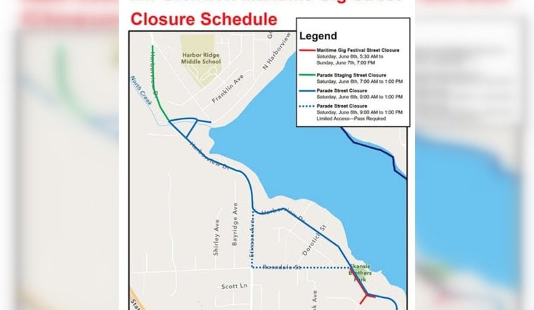 Gig Harbor Gridlock as Maritime Gig Festival Packs Waterfront, Shuts Streets All Weekend
