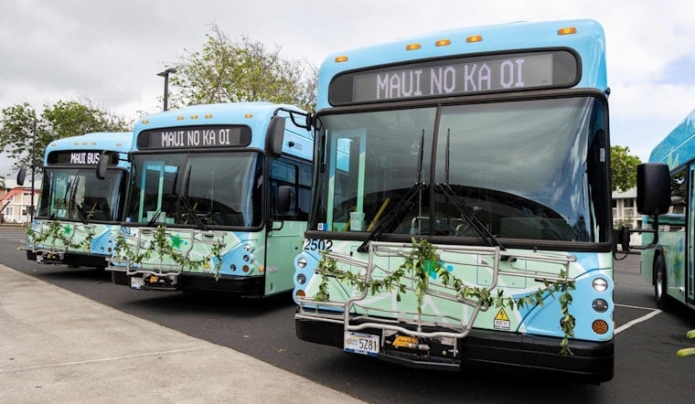 Maui Bus Throws Open Doors With Free Rides For Students And Staff