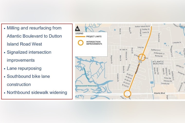 Mayport Road Slimdown: $9.6 Million Makeover To Squeeze Lanes, Boost Bikes