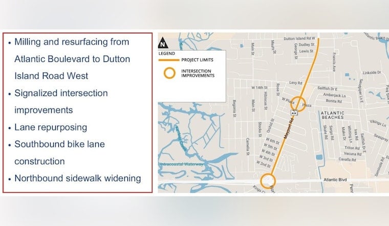 Mayport Road Slimdown: $9.6 Million Makeover To Squeeze Lanes, Boost Bikes