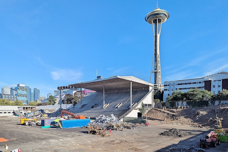 Steel Skeleton Rises at Seattle Center’s Memorial Stadium Makeover