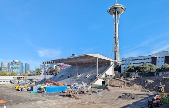 Steel Skeleton Rises at Seattle Center’s Memorial Stadium Makeover