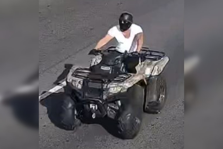 Mercer Mayhem as ATV Rider Mows Down Ewing Cop at Gas Pump