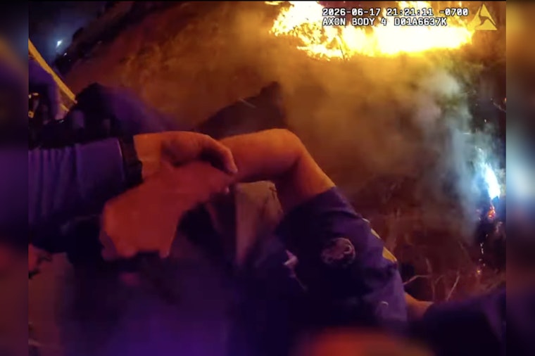 Mesa Cops Charge Into Burning Home, Then Wind Up In Hospital