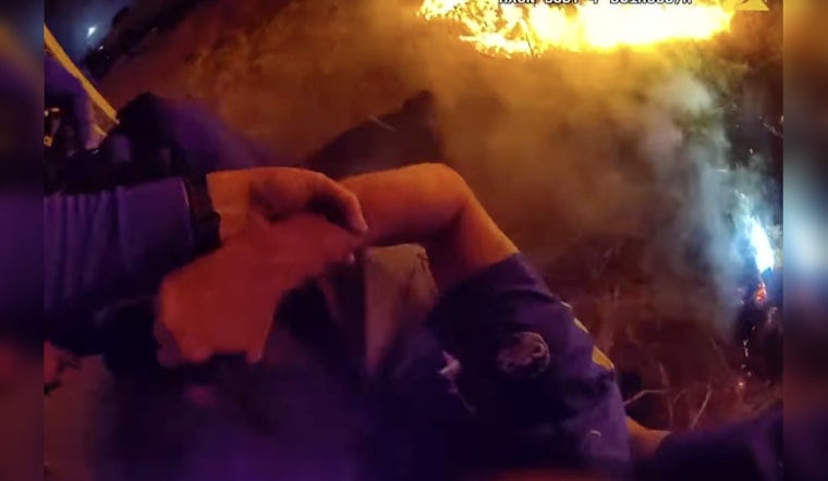 Mesa Cops Charge Into Burning Home, Then Wind Up In Hospital