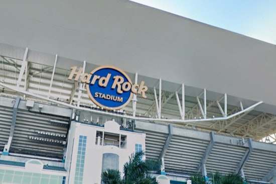 Metal Cabana Goes Airborne, Slams Into Packed Pool at Hard Rock Stadium