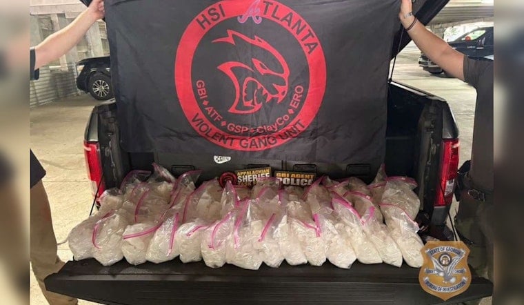 Metro Atlanta Drug Sting Nets 90 Pounds Of Meth, Cops Say