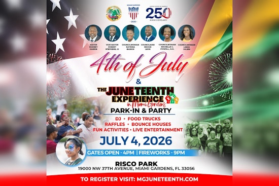 Miami Gardens Mashes Up Juneteenth And July 4 In Risco Park Blowout
