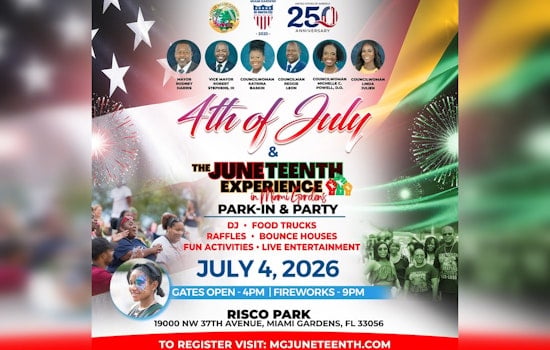 Miami Gardens Mashes Up Juneteenth And July 4 In Risco Park Blowout