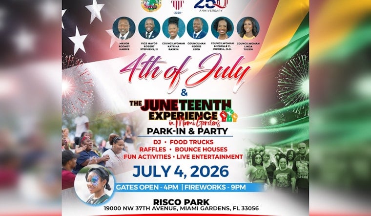 Miami Gardens Mashes Up Juneteenth And July 4 In Risco Park Blowout