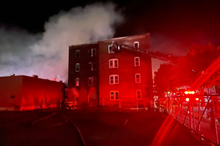 Midnight Inferno Rocks Springfield Block As Five-Alarm Fire Engulfs Wilcox Street Building