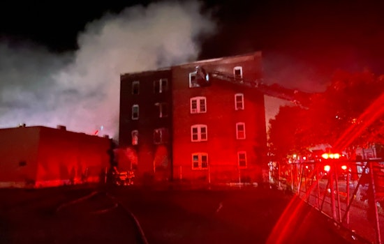 Midnight Inferno Rocks Springfield Block As Five-Alarm Fire Engulfs Wilcox Street Building