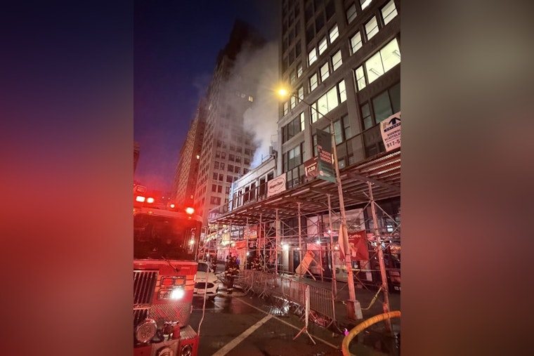 Midtown Office Tower Erupts in 3-Alarm Inferno on Seventh Avenue