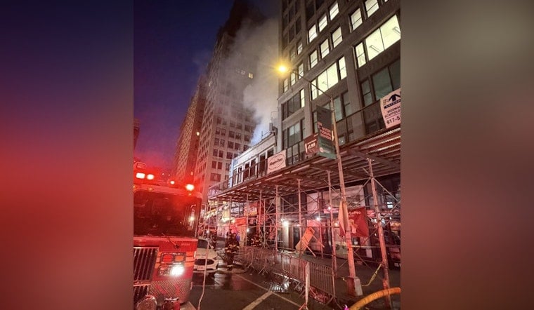 Midtown Office Tower Erupts in 3-Alarm Inferno on Seventh Avenue