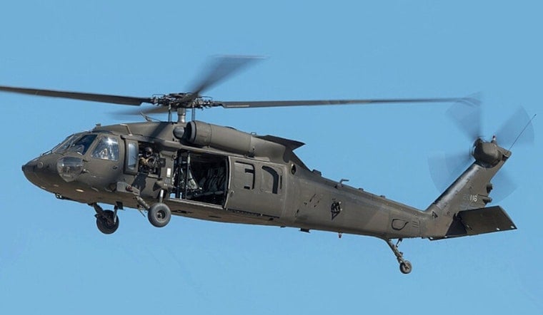 Military Helicopters Over Puente Hills Mall Alarm City of Industry