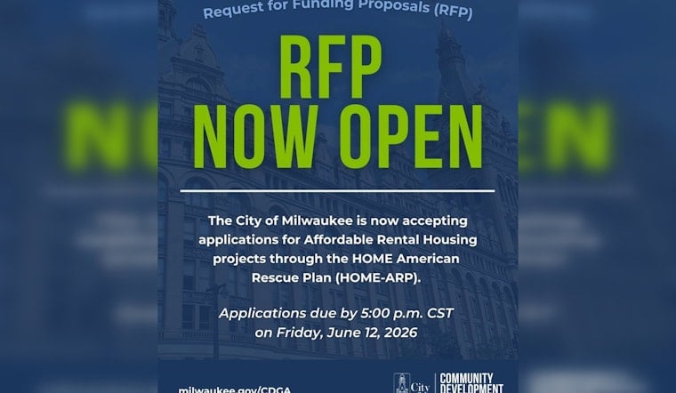 Milwaukee Puts Developers On The Clock For 50 HOME-ARP Apartments