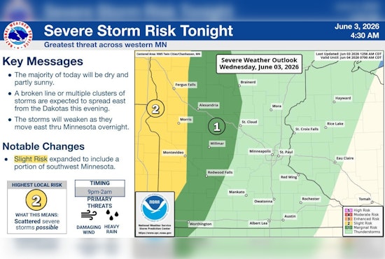 Minneapolis Basks, Then Braces For Late-Night Storm Show