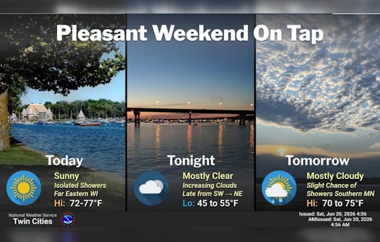 Minneapolis Scores A Golden Saturday Before Tuesday Soaker Moves In