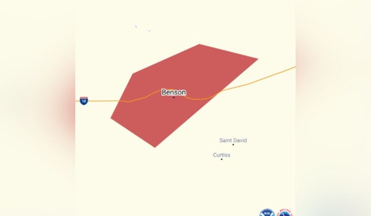 Monsoon Rains Put Benson And I-10 In Sudden Flood Danger
