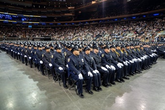 More Than 1,000 Rookie Cops Sworn In At The Garden In NYPD Hiring Blitz