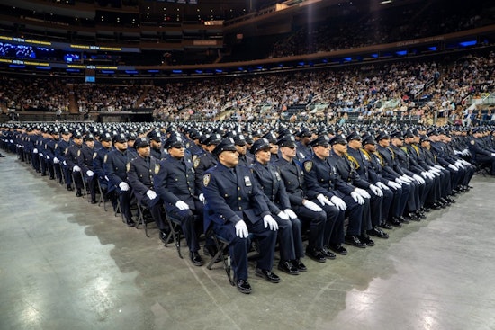 More Than 1,000 Rookie Cops Sworn In At The Garden In NYPD Hiring Blitz