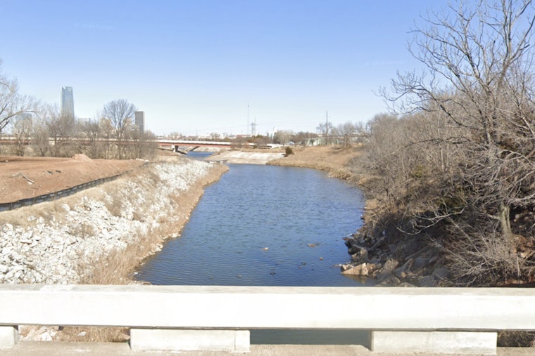 Mystery Car Takes Plunge Off SE 15th Bridge Into Oklahoma River