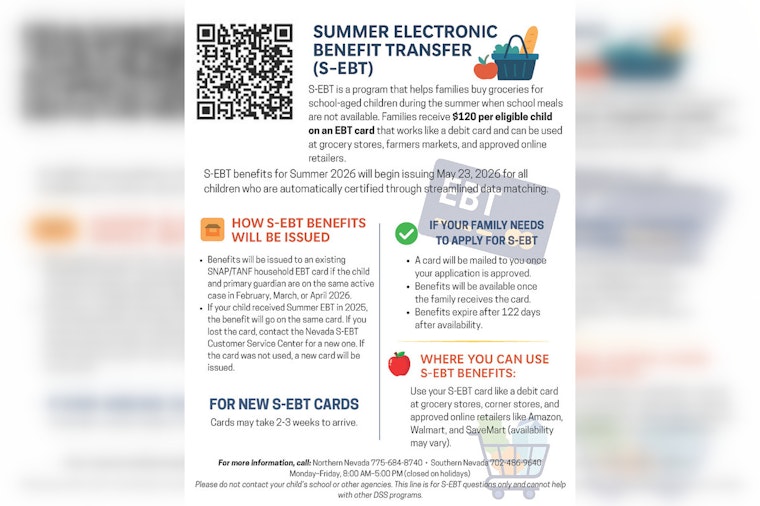 Nevada Parents Can Snag $120 Summer Grocery Cards For Each Kid